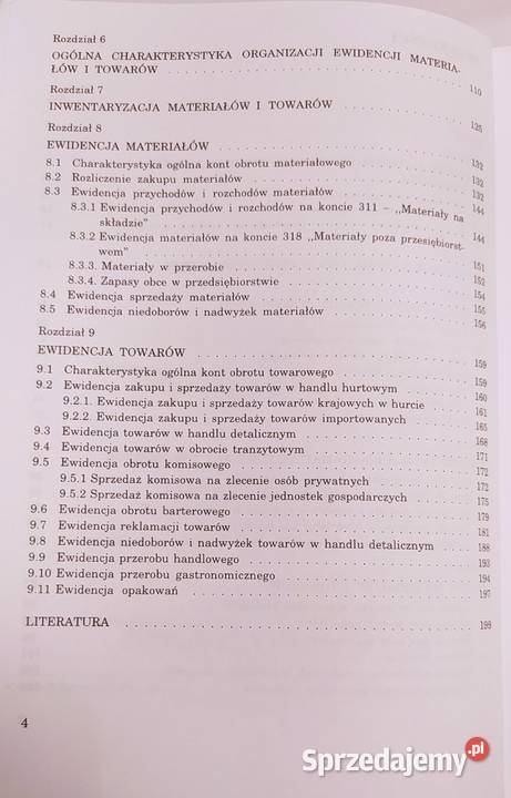 KSIĘGOWOŚĆ MATERIAŁOWA I TOWAROWA I Wieczorek Hajnówka sprzedam