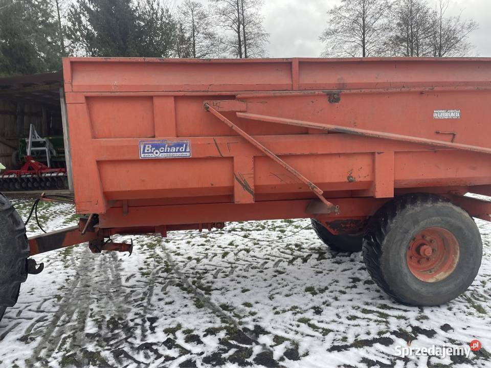 Przyczepa skorupowa 1 osiowa nie tandem Poddębice