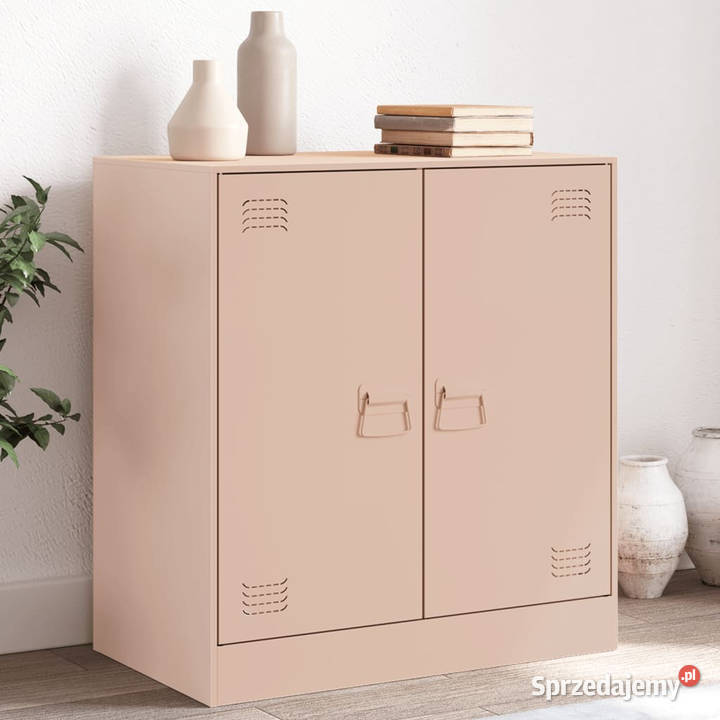 Szafka boczna różowa 67x39x73 stal WM841674 mazowieckie Warszawa