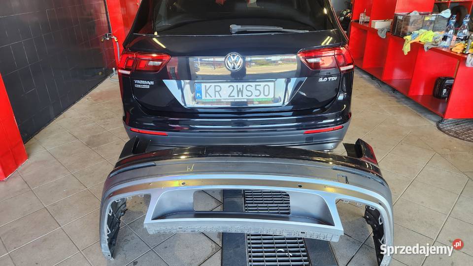 Zderzak tylni Tiguan allspace 2018 Gliwice sprzedam
