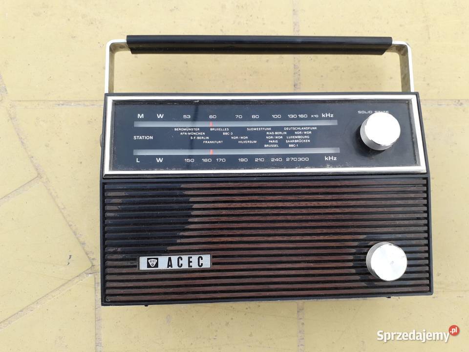 Radio japońsko belgijskie sprawne Warszawa