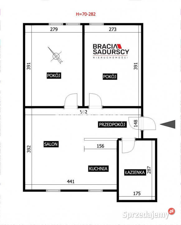 Mieszkanie Kraków Władysława Żeleńskiego 40m2