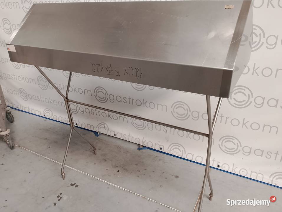 Daszek ze stali nierdzewnej 120x58x122 sprzedam