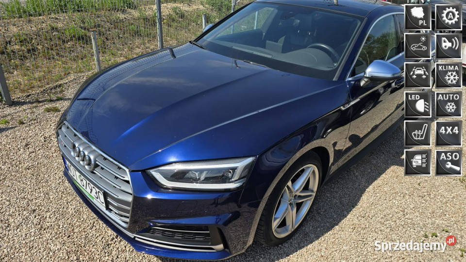 Audi S5 Sportback S5 30Tdi 347 Panorama Salon F komputer pokładowy Karczew