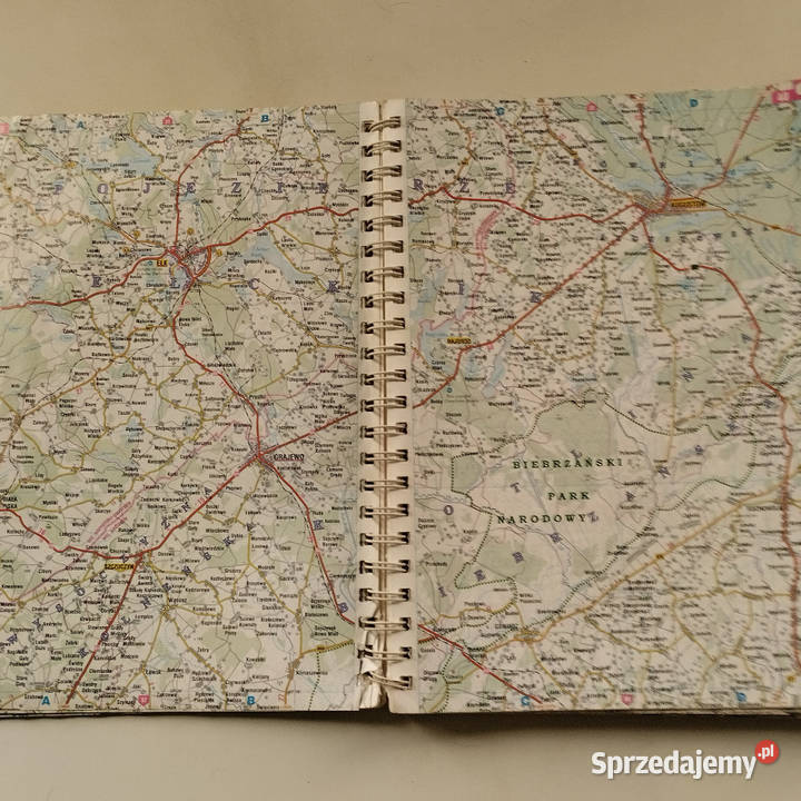 Atlas samochodowy Mapy Polska i Europa mazowieckie