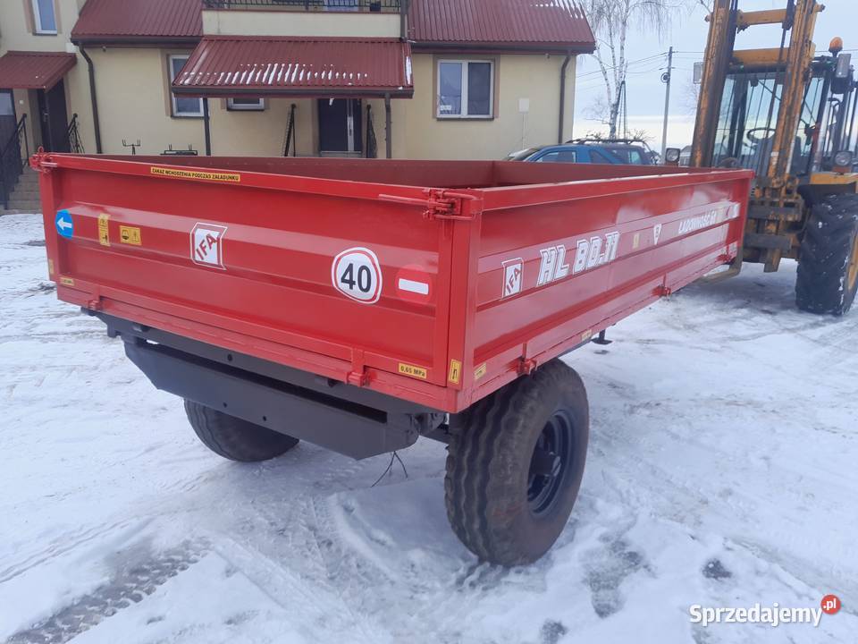 Przyczepa wywrotka 1 osiowa Ostrołęka