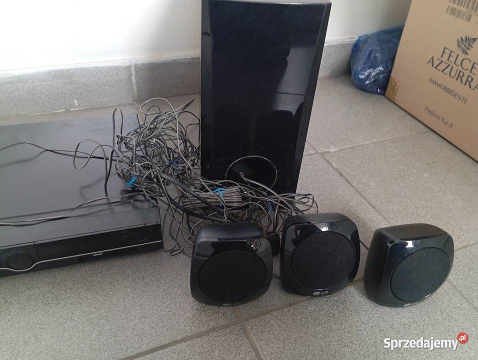 Kino domowe LG 5 głośników subwoofer DVD USB Lublin