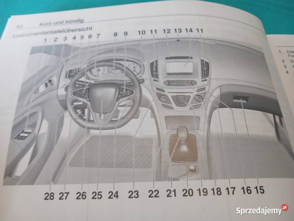 OPEL INSIGNIA 1 Instrukcja Obsługi książka łódzkie