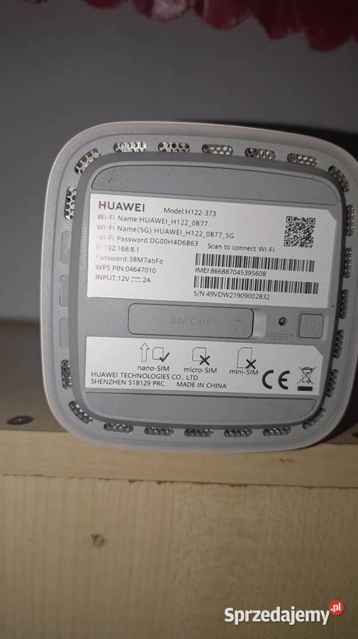 Router Huawei h122373 5g Zamość