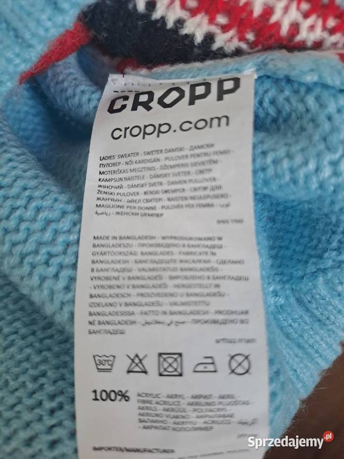 Cropp Świąteczny sweter z jamnikiem sweter Warszawa