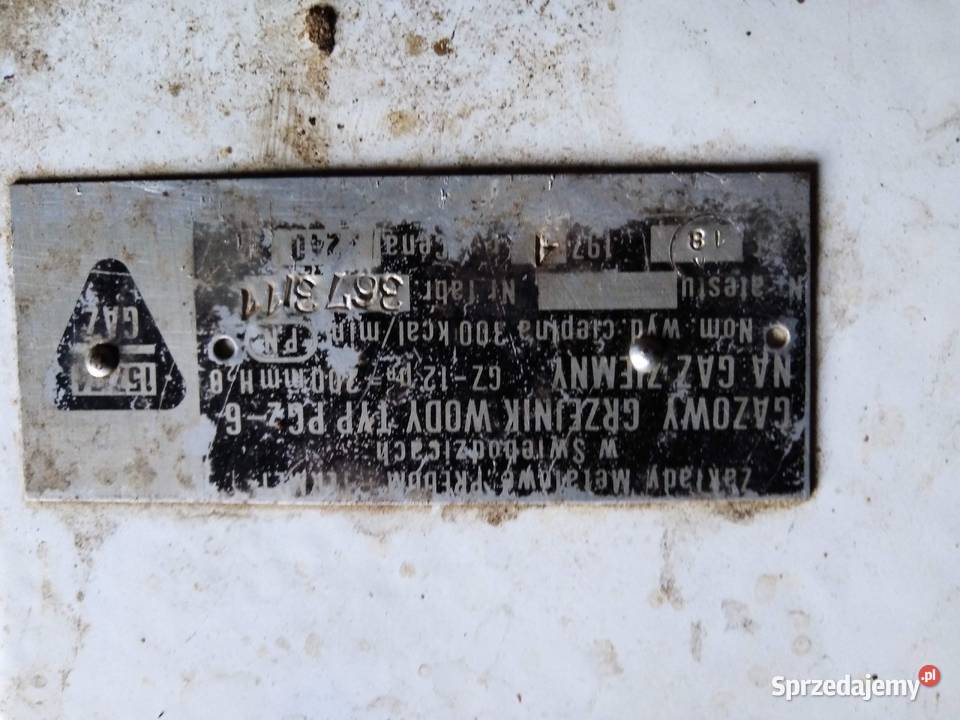 Nagrzewnica Junkersdo gazowego ogrzewacz wody PG małopolskie Gorlice