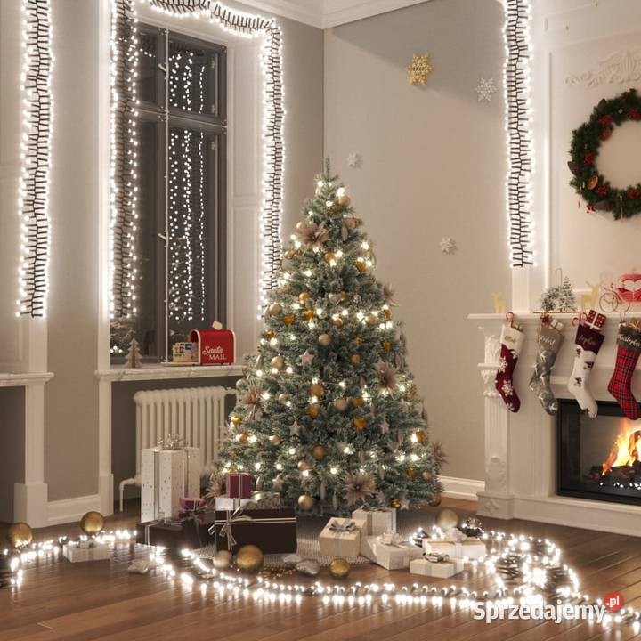 vidaXL Sznur lampek LED 2000 diod w kolorze Boże Narodzenie Warszawa