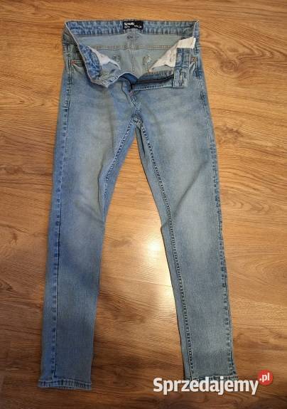 Nowe Jeansy męskie skinny Odzież codzienna