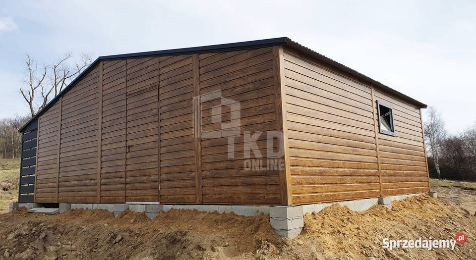 Garaż Blaszany 9x6 wiata 1x6 Brama 2x drzwi 2x Jarocin