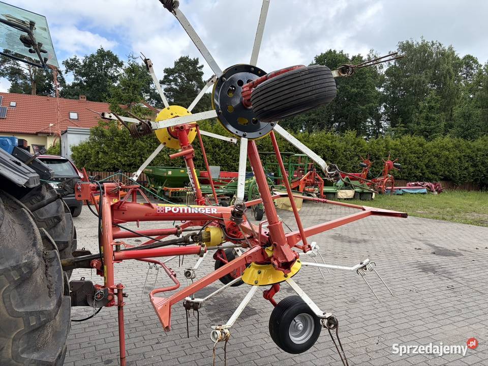 Przewracarka 4 karuzelowa Pottinger HIT 54 Zgrabiarki i przetrząsacze Myszyniec