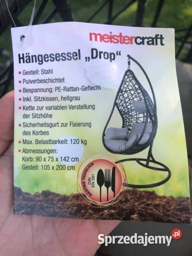 Fotel wiszący kokon Katowice