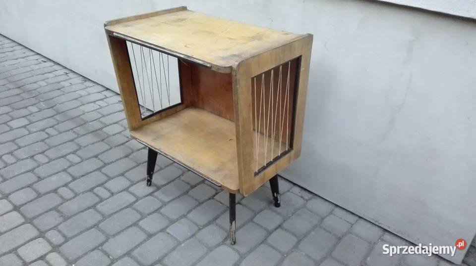Stolik szafka PRL pod radio telewizor patyczak Pszczyna sprzedam