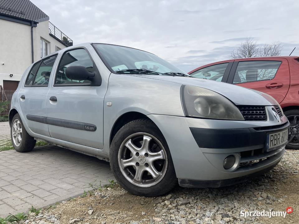 Renault Clio 2003 14 16v automat LPG gaz Srebrny Wrocław