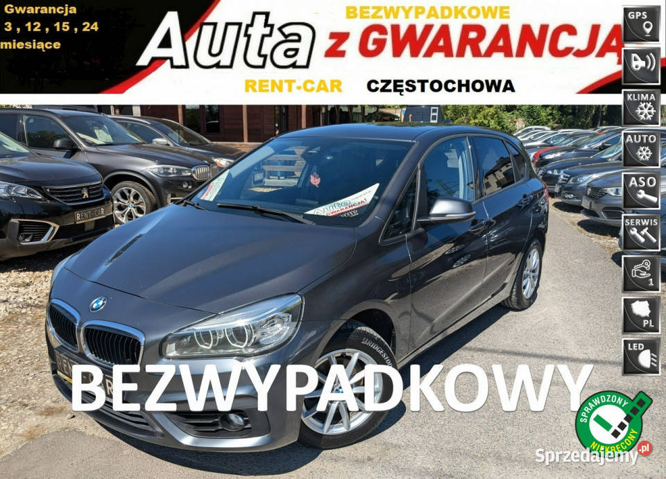 BMW 216 1.5D ACTIVE TOURER OPŁACONY Bezwypadkowy Navi Skóry Serwis GWARNCJ…