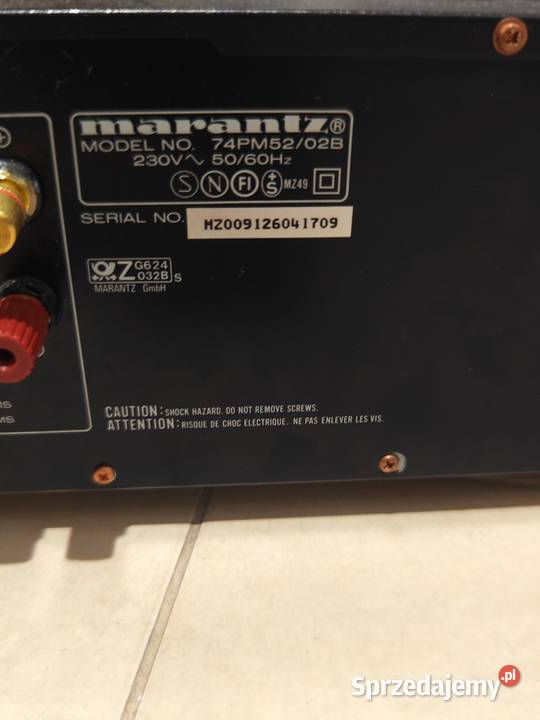Wzmacniacz Marantz PM 52 Wzmacniacze i pokrewne Biłgoraj