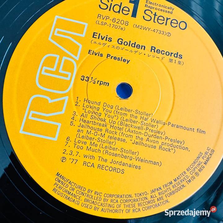 Elvis Presley Elvis Golden Records EXNM Japan pomorskie Gdańsk