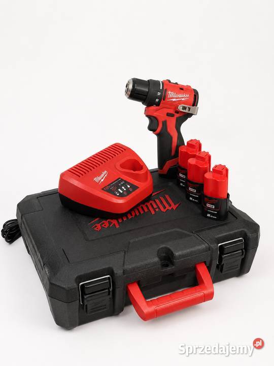 MILWAUKEE M12 BLDDRC203C Profesjonalny Zestaw