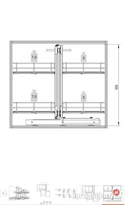 Kosz narożny magic corner Rejs Maxima Classic Kraków
