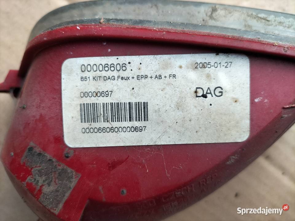 CITROEN C4 LAMPA COFANIA WSTECZNA 00006606 Oświetlenie Kamień-Kolonia sprzedam