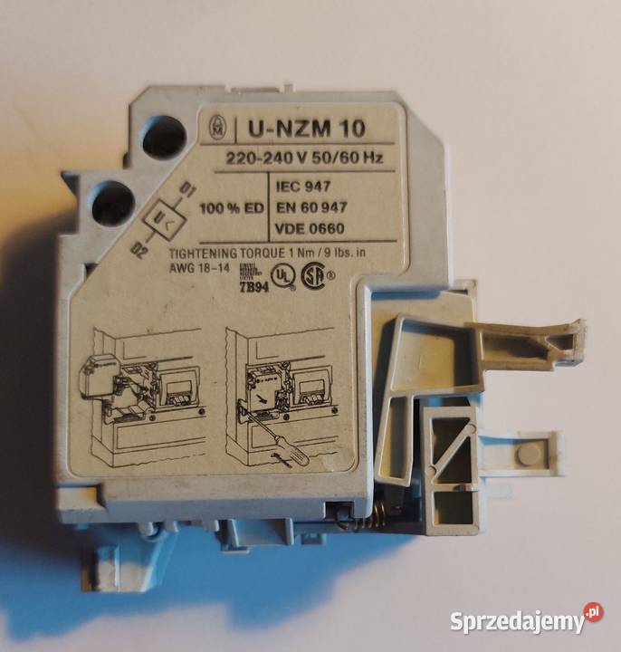 UNZM 10 wyzwalacz podnapięciowy 220240V śląskie sprzedam