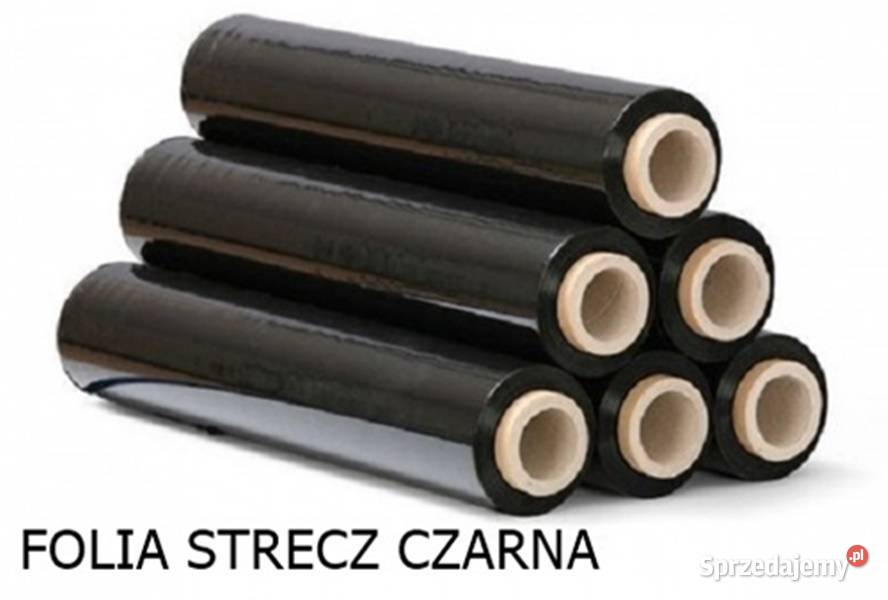 FOLIA CZARNA NA ROLCE DO PAKOWANIA PACZEK 3 małopolskie Radziszów