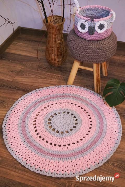 Dywan ze sznurka bawełnianego handmade wysyłka w Dywany i wykładziny mazowieckie Józefów