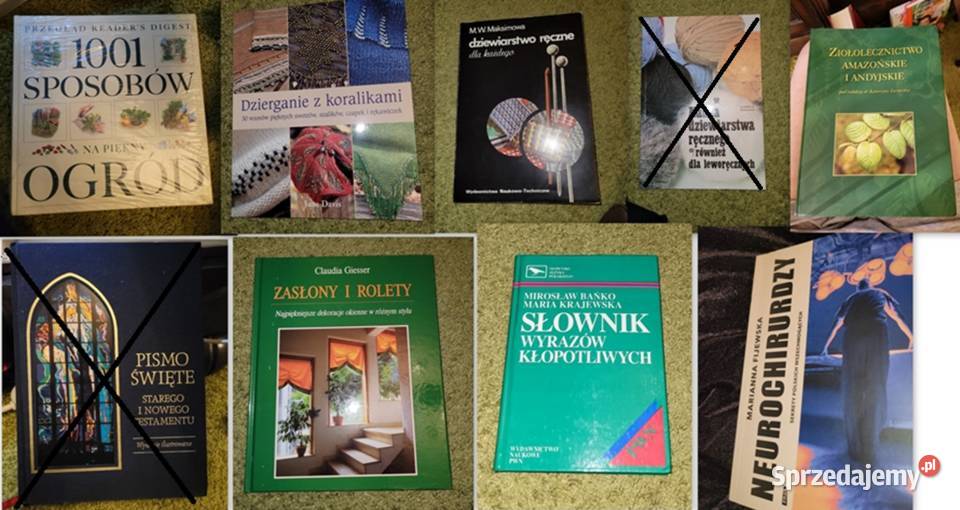 Książki zbiory z kilkunastu lat Warszawa sprzedam