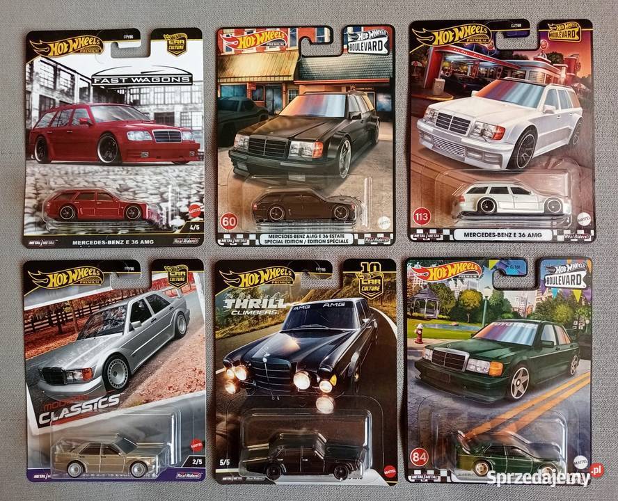 Hot Wheels Premium 6 x MercedesBenz AMG Mercedes śląskie Jaworzno sprzedam