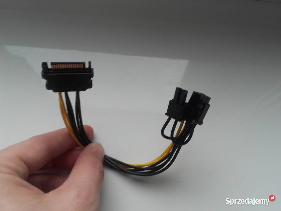 Zasilanie z SATA do GPU 62pin 8pin karty Bydgoszcz sprzedam