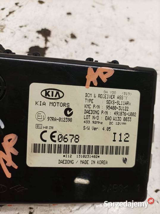 MODUŁ KOMFORTU 954003U122 Kia Sportage III świętokrzyskie