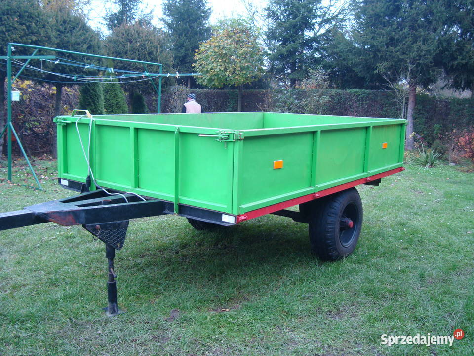 Przyczepa rolnicza jednoosiowa nieuszkodzony Przemyśl