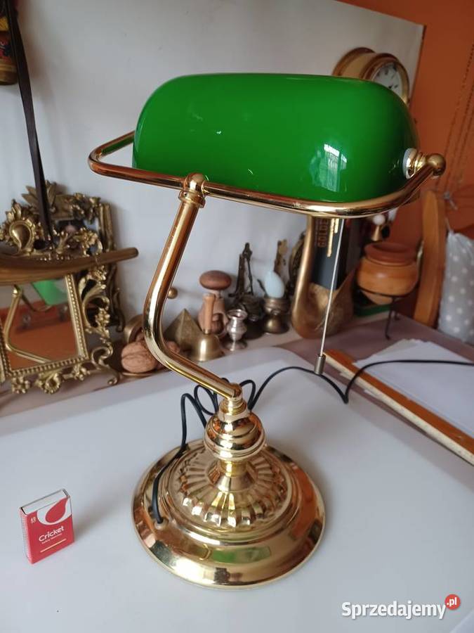 Bankierka lampa biurkowa Poznań sprzedam