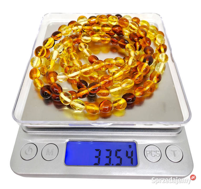 Korale z bursztynu BURSZTYN bałtycki barok Warszawa