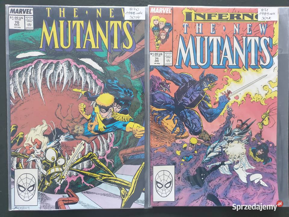 The Mutants 9 komiksów Marvel USA 19881989 Gdynia sprzedam