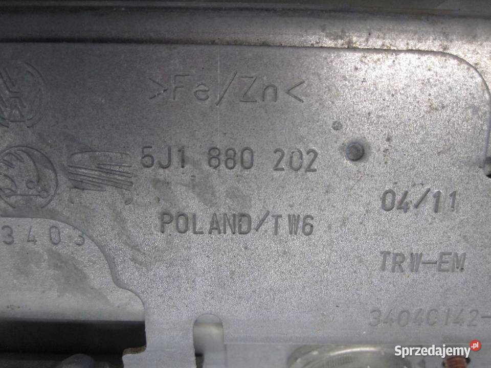 SKODA FABIA II LIFT 11r AIRBAG poduszka pasażera