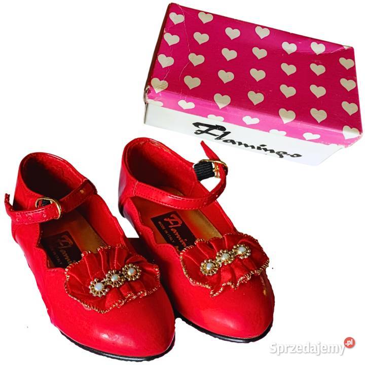 BalerinkiLakierki dziewczęce  Flamingo  rozmiar