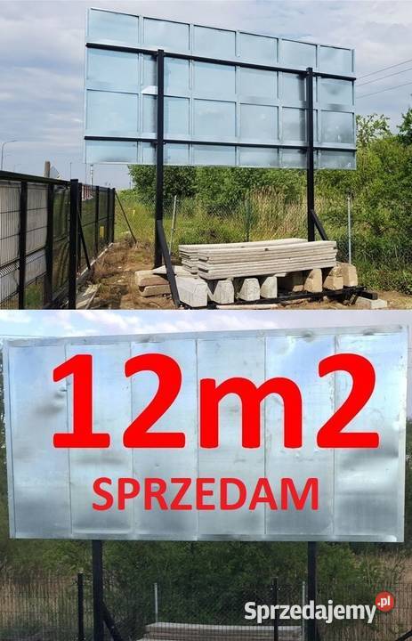 Sprzedam billboard reklamowy 12 m Jarocin woj
