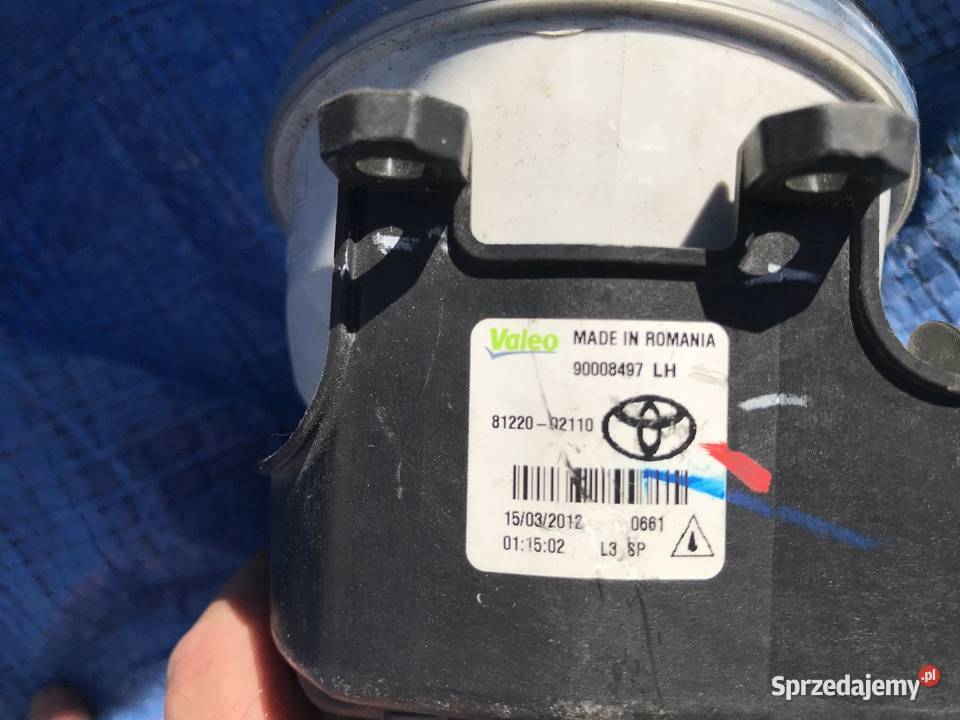 Halogen przedni Toyota Verso 20132018r dolnośląskie