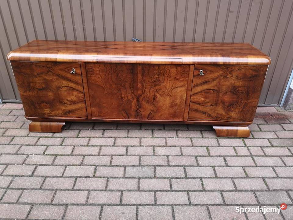 Komoda ARTDECO Orzech RTV Niska 181 Zgrabna Swarzędz