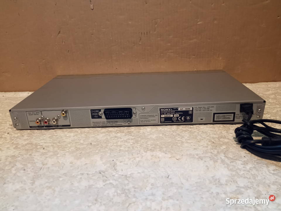 SONY DVPNS355 nie odczytuje płyt Sony Poznań sprzedam