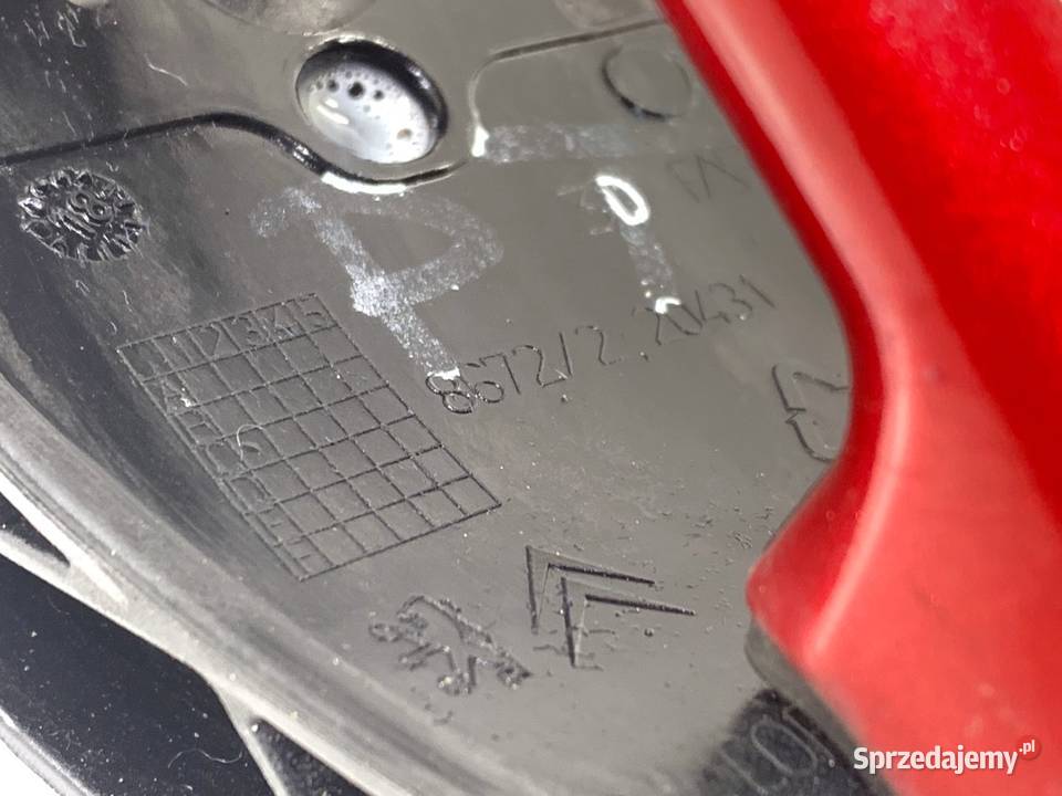 KLAMKA ZEWNĘTRZNA PRAWY TYŁ PEUGEOT 2008 I