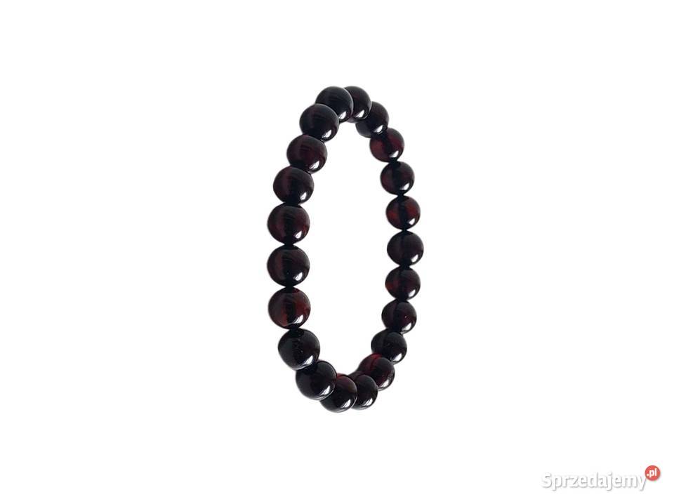 7402 Wiśniowe Bursztynowe Kulki Bransoletki opolskie Kędzierzyn-Koźle sprzedam