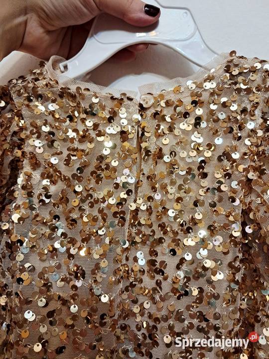 Sukienka z cekinami dziewczynki Łódź