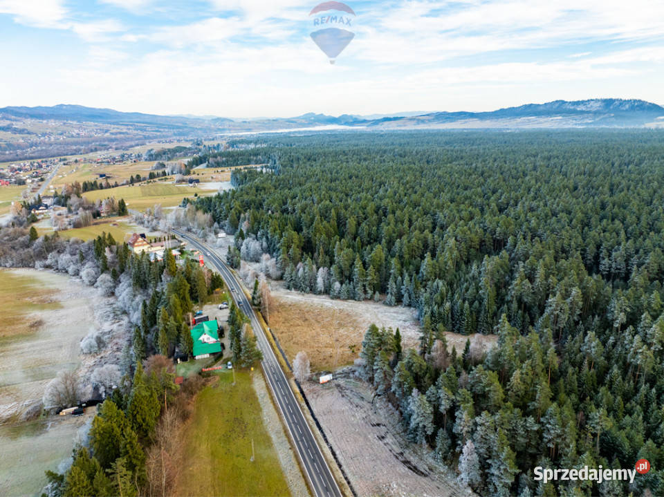 Działka głównej drodze w Harklowej Harklowa