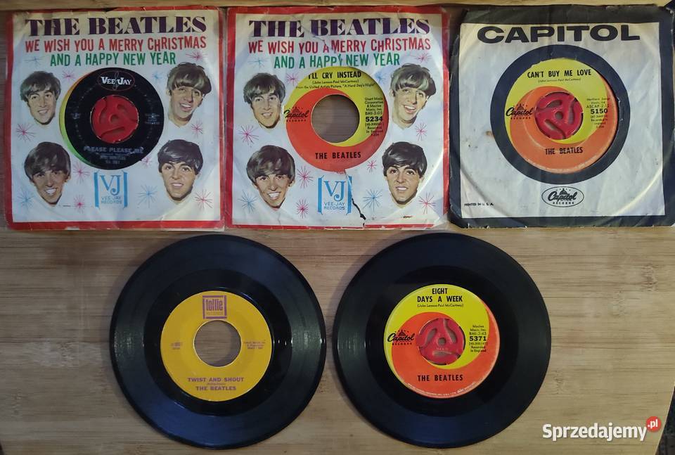The Beatles płyty winylowe z lat 60 tych Warszawa